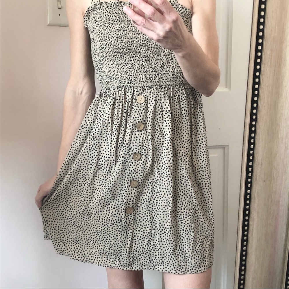 Pink Rose Smocked Summer Dress